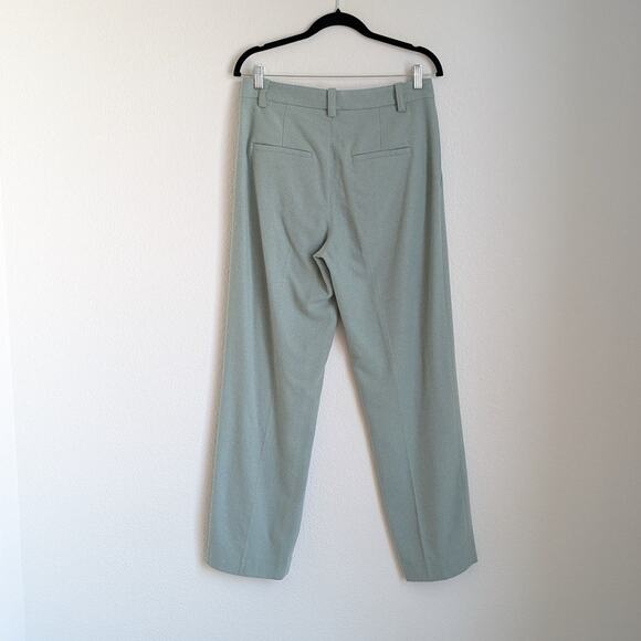 Vince Green Wool Blend Straight Leg Tailored Trouser Pants, size 6 - Picture 2 of 13